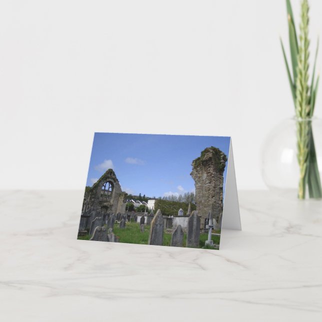 Irland-Friedhofs-Foto Karte (Vorderseite)