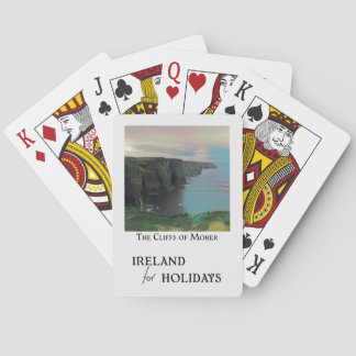 Irland für Feiertage - die Klippen von Moher Spielkarten