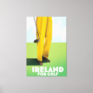 Irland für Golf Leinwanddruck