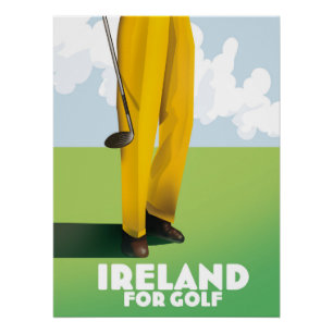 Irland für Golf Poster