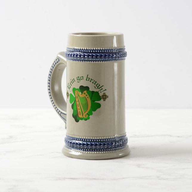 Irland für immer/Erin geht hart/harf Bierglas (Vorderseite Links)