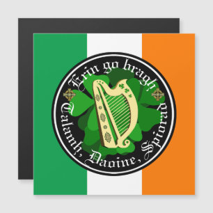 Irland für immer/Erin geht in Brand/Land/Menschen/ Magnetkarte