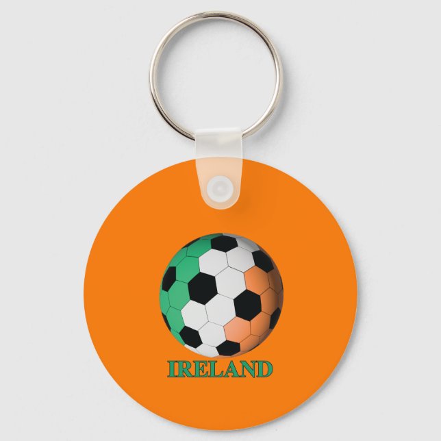 Irland Fußball Schlüsselanhänger (Vorderseite)
