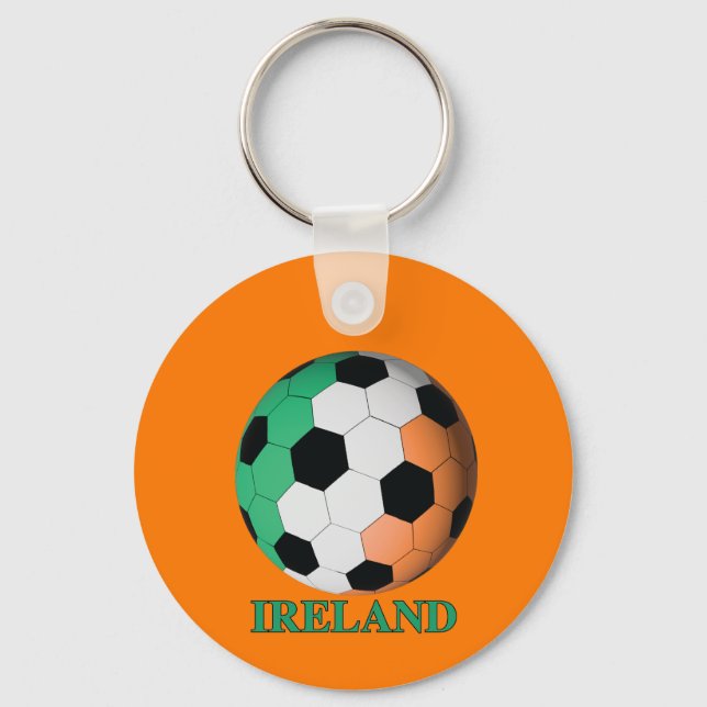 Irland Fußball Schlüsselanhänger (Vorderseite)