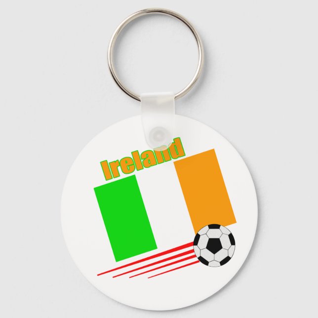 Irland Fußball-Team Schlüsselanhänger (Vorderseite)