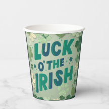 Irland-Glück Papierbecher