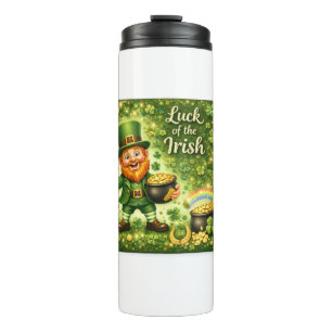 Irland-glück-Thermal-Tumbler Thermosbecher