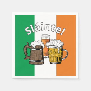 IRLAND Great Irish Beer Sláinte! Serviette