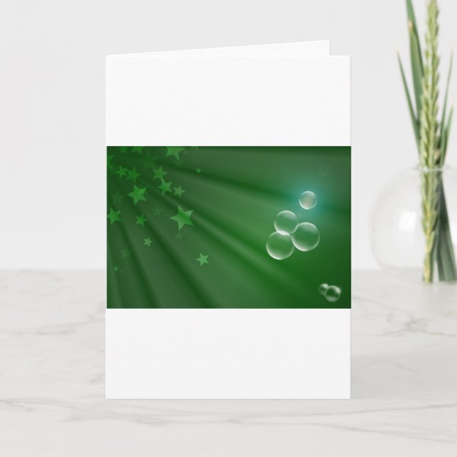 Irland Green Pattern Art Peace Liebe Destiny Karte (Vorderseite)