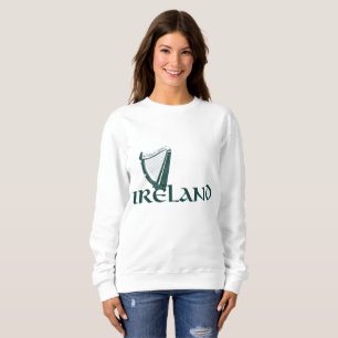 Irland-Harfen-Entwurf, irische Harfe Sweatshirt