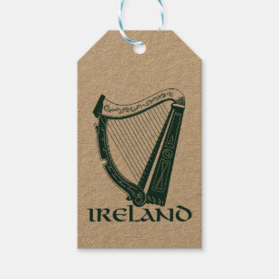 Irland Harp Design, Irish Harp Geschenkanhänger