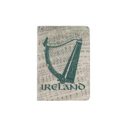 Irland Harp Design, Irish Harp Passhülle