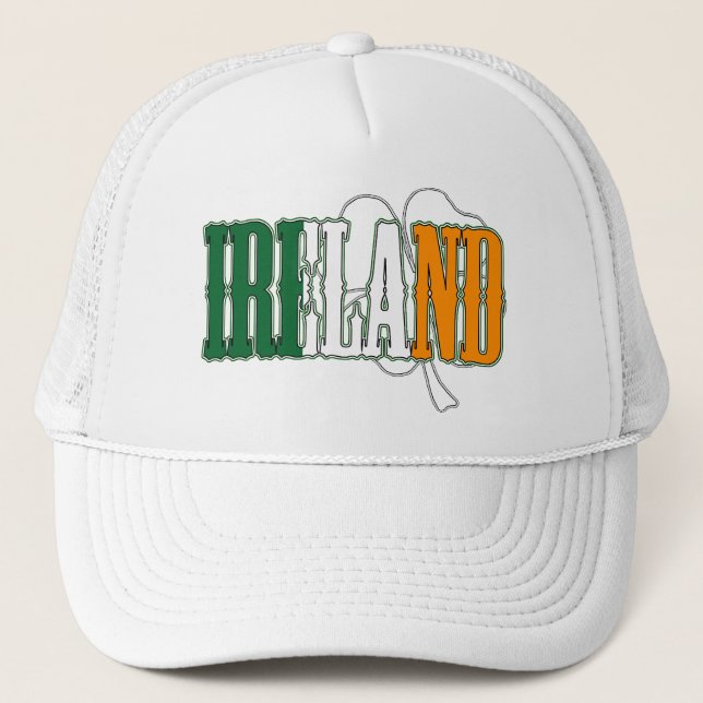 Irland-Hut Truckerkappe (Vorderseite)