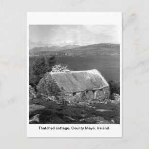 Irland Hütte, Landkreis Mayo Postkarte