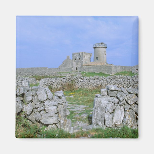 Irland, Inishmore, Aran Island, Dun Aengus Fort Magnet (Vorne)