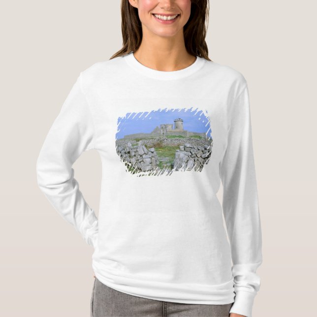 Irland, Inishmore, Aran Island, Dun Aengus Fort T-Shirt (Vorderseite)