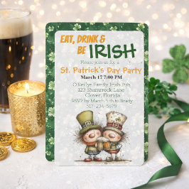 Irland-inspirierte St. Patrick’s Day-Party Einladung