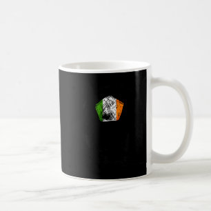 Irland Irisch Eire Flagge Design auf Fußball Kaffeetasse