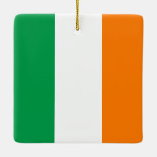 Irland (irische Flagge) Keramikornament