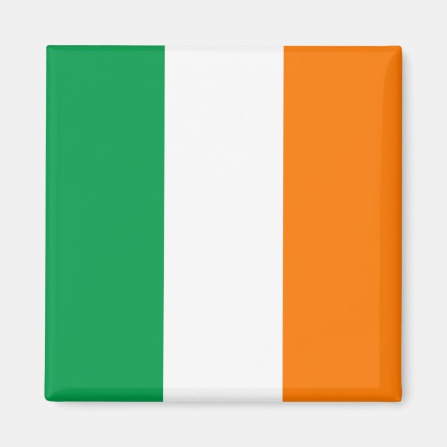 Irland (irische Flagge) Magnet (Vorne)