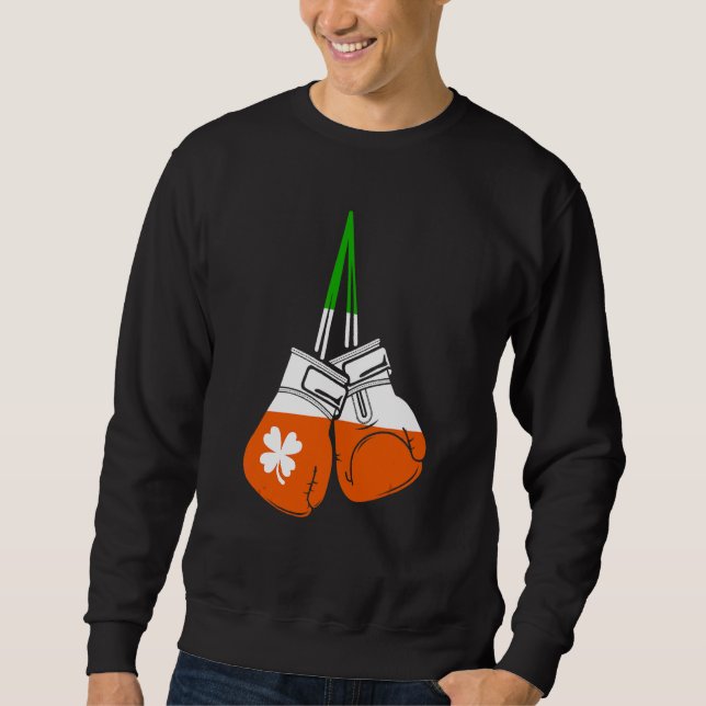 Irland Irischer Boxer Boxen Irisch Sweatshirt (Vorderseite)