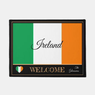 Irland & Irish Flag house mattes/sports Welcome Fußmatte
