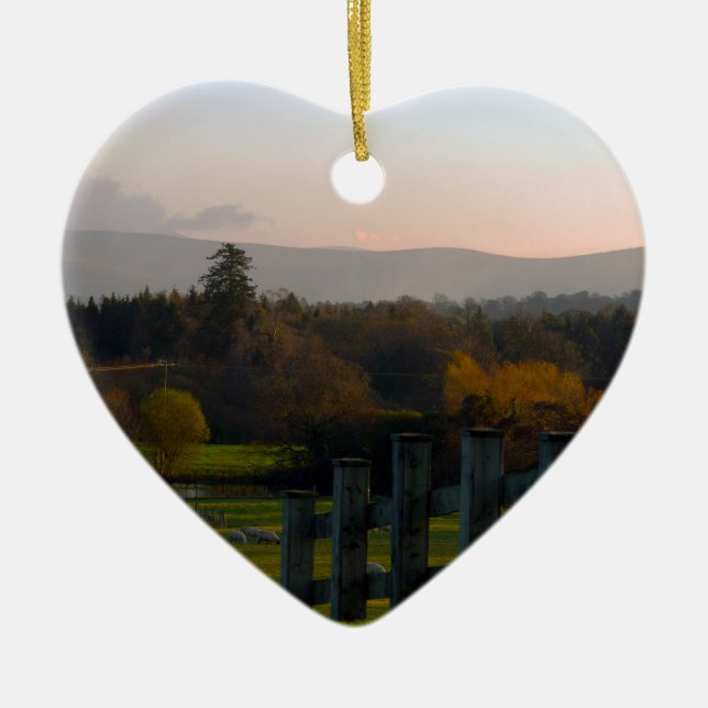 Irland ist schön keramikornament (Vorne)