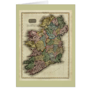 Irland-Karte 1813 durch John Pinkerton