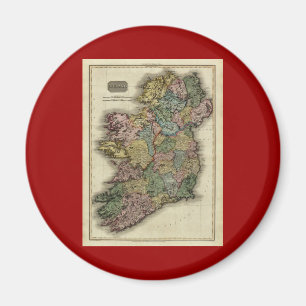 Irland-Karte 1813 durch John Pinkerton Magnet