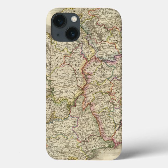 Irland-Karte Case-Mate iPhone Hülle (Rückseite)