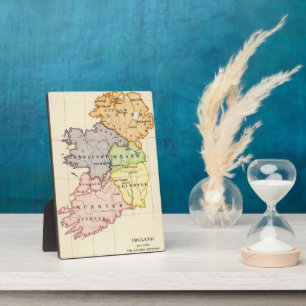Irland Karte Fotoplatte