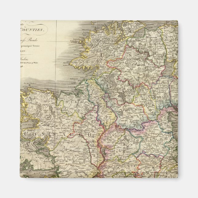 Irland-Karte Magnet (Vorne)