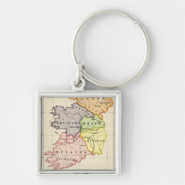 Irland-Karte Schlüsselanhänger (Vorne)