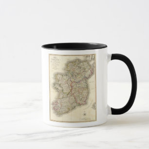 Irland-Karte Tasse
