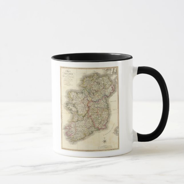 Irland-Karte Tasse (Rechts)