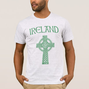 Irland Keltisches Kreuz T-Shirt