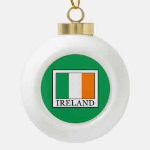 Irland Keramik Kugel-Ornament