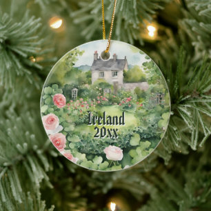 Irland Keramik Ornament