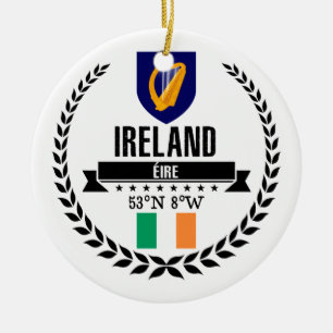 Irland Keramik Ornament