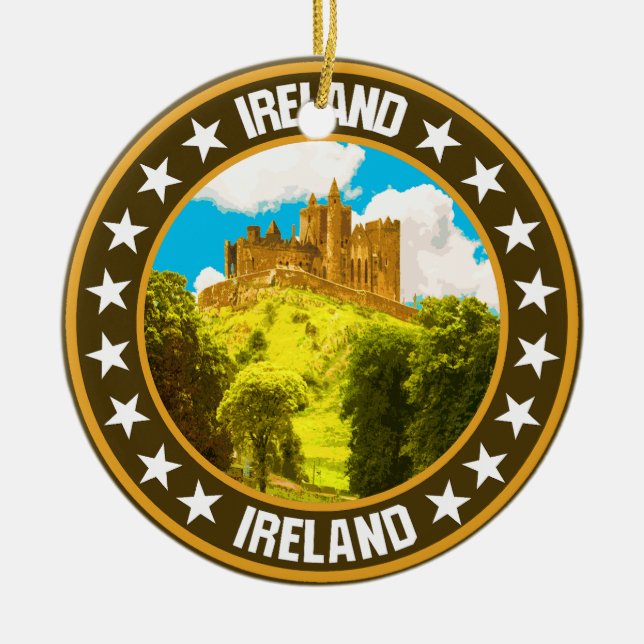 Irland Keramik Ornament (Vorne)