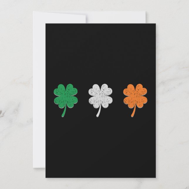 Irland Kleeblatt Clover Flag (Vorderseite)