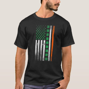 Irland Kleeblatt Flag St. Patricks Day Irish Ame T-Shirt