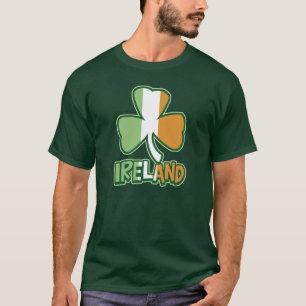 Irland-Kleeblatt-Flaggen-T - Shirt