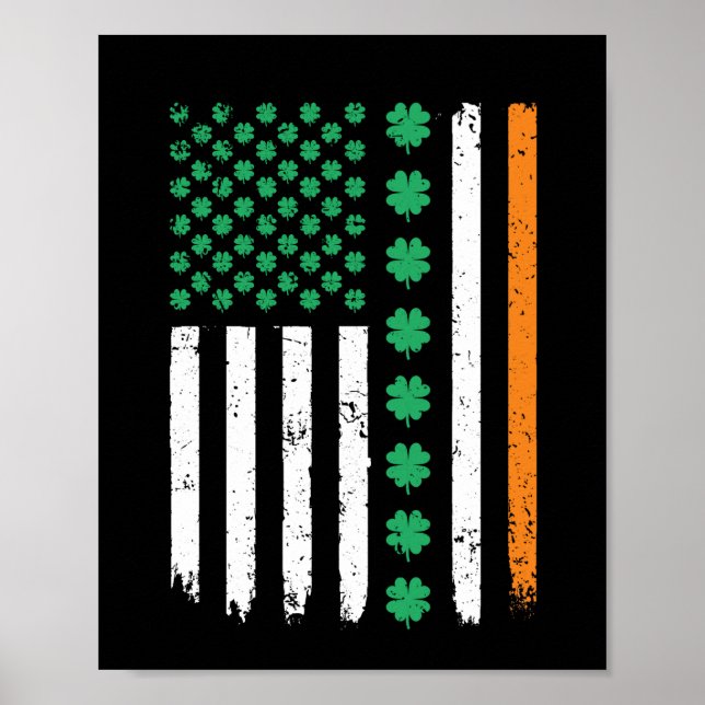 Irland Kleeblatt Irish Kleeblatt American Poster (Vorne)
