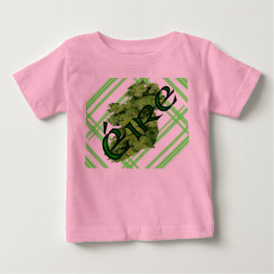Irland Kleeblatt Stripes von Kenneth Yoncich Baby T-shirt