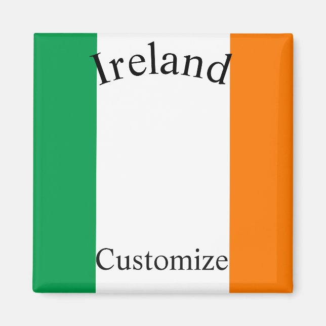 Irland Landesflagge Thunder_Cove Magnet (Vorne)