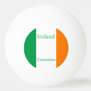 Irland Landesflagge Thunder_Cove Tischtennisball