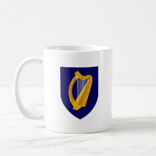 Irland Landeswappen Symbol Emblem Lyra Lira  Kaffeetasse