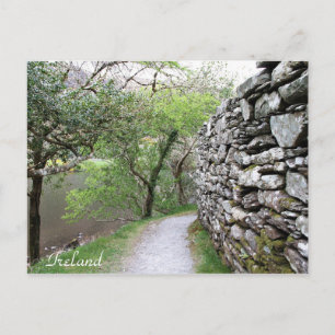 Irland, Landkreis Cork, Stone Wall, Postkarte
