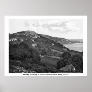 Irland, Landkreis Dublin, Killiney & Dalkey Poster